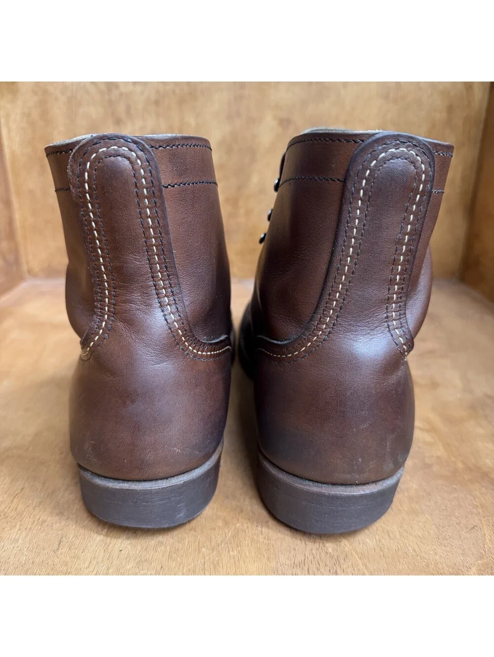 Red Wing Iron Ranger 6-Inch Boots Heritage 8111 Amber Harness Leather Men 8.5 E2